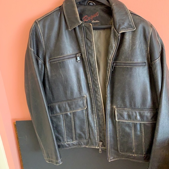 Leather Jacket, size L. - Picture 2 of 6